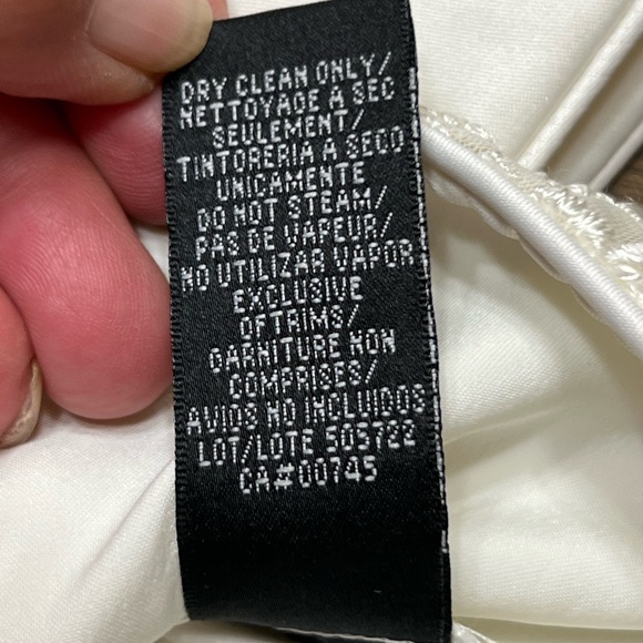 JS Collections embroidered/beaded evening or special occasion jacket Ivory Sz 10 - Picture 11 of 15